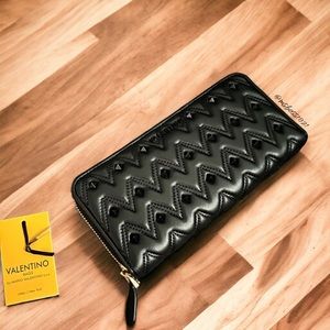 Mario Valentino Nero Poliuretano Women Wallet